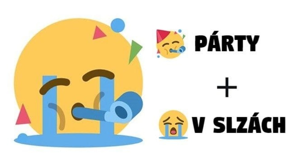 Vtipné spojení dvou různých emoji